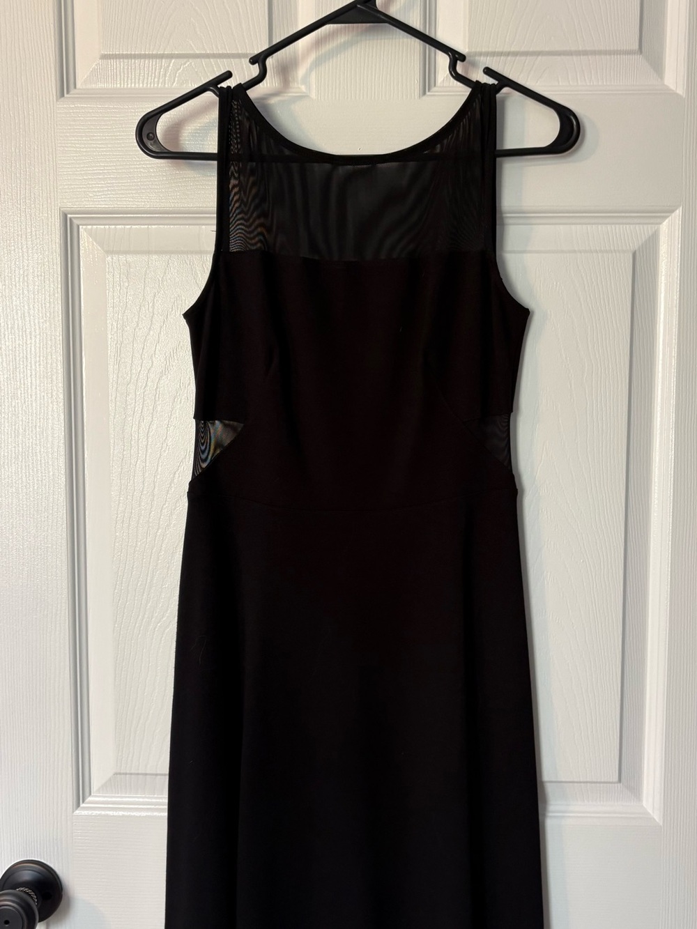 Bailey 44 Black Sleeveless Mesh LBD